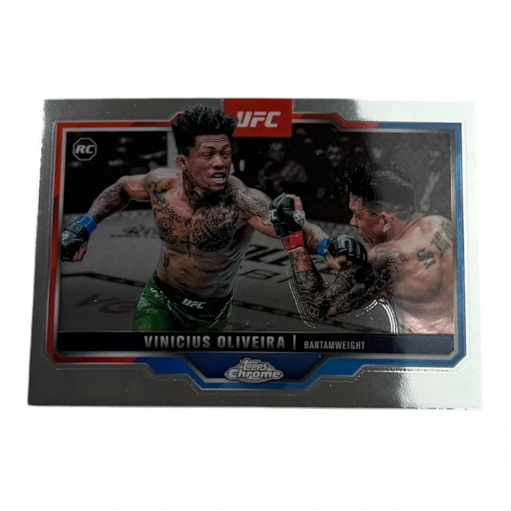 2025 Topps Chrome UFC Vinicius Oliveira RC Rookie Card 9 Bantamweight MMA